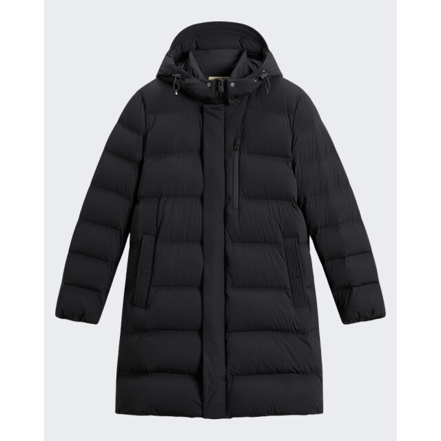Woolrich Heren matt stretch long puffer CFWOOU2089MRUT3107-100 large