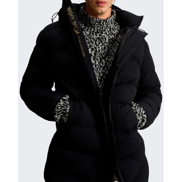 Woolrich Heren matt stretch long puffer CFWOOU2089MRUT3107-100 large