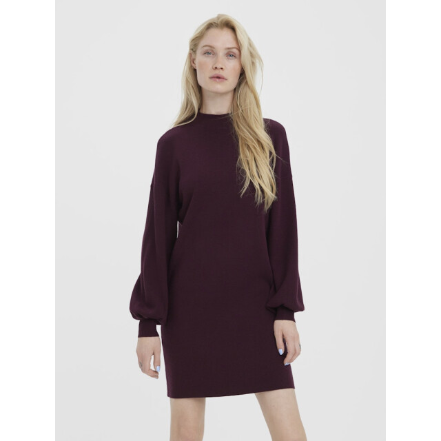 Vero Moda Vmnancy ls funnelneck dress noos bordeaux 4409.47.0004 large Vero Moda Vmnancy ls funnelneck dress noos bordeaux 4409.47.0004 large