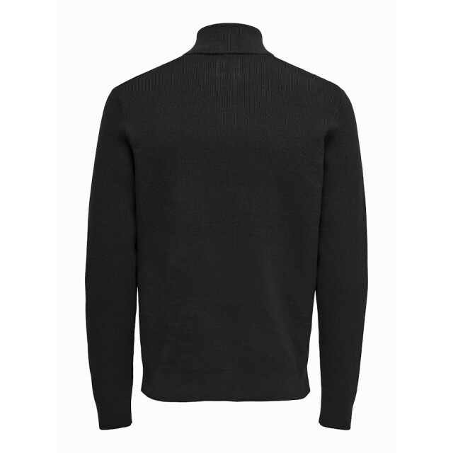 Only & Sons Onsphil reg 12 struc half zip knit - 5219.80.0006 large
