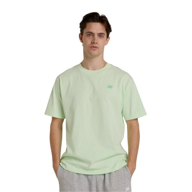New Balance MT41533 T-Shirts Groen MT41533 large