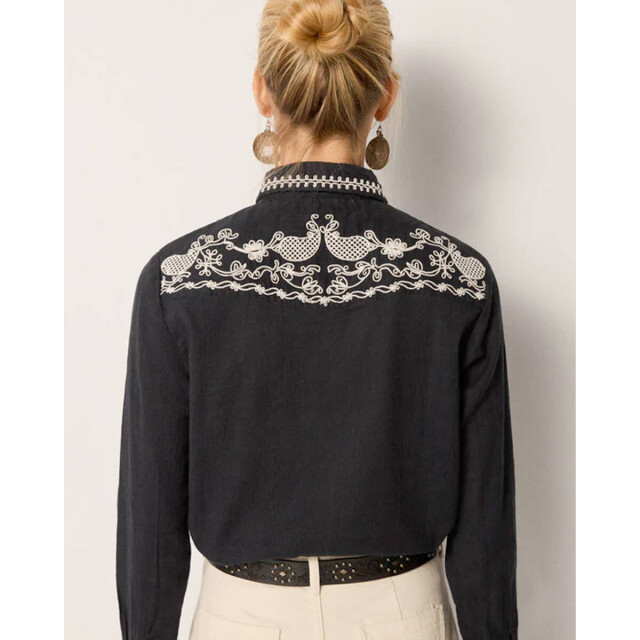 Maison Hotel Blouse lange mouw charro Maison Hotel Blouse lange mouw CHARRO large