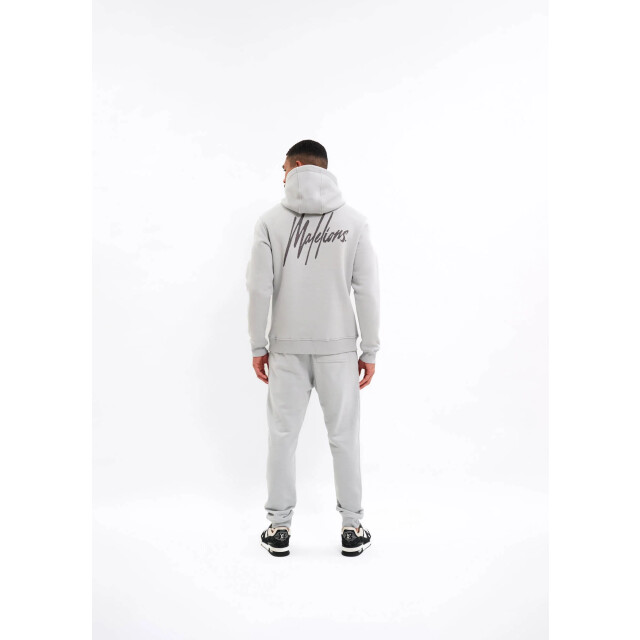Malelions men striped signature hoodie mm1-aw25-07 691 ocean grey 05734.940.0031 large