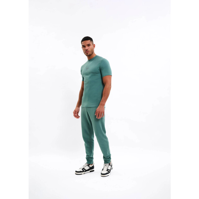 Malelions men striped signature t-shirt mm1-aw25-03 400 green 05011.369.0251 large