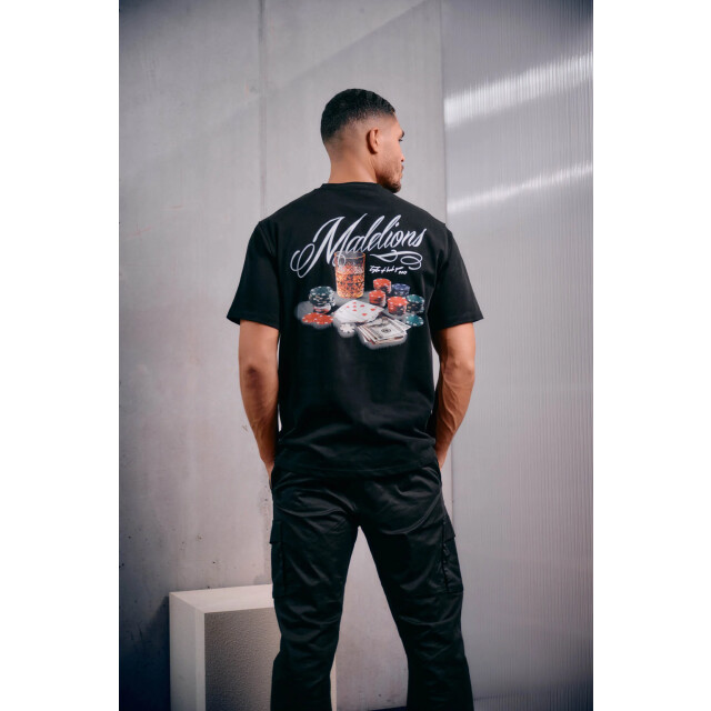 Malelions men playing cards t-shirt mm1-aw25-51 900 05011.991.0082 large