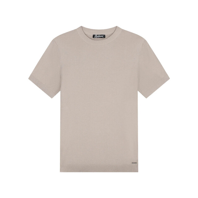 Malelions men knitted t-shirt mm2-aw25-28 099 sand 05011.820.0043 large