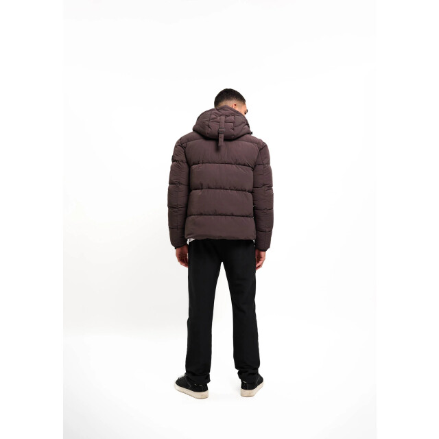 Malelions men donn puffer jacket mm2-aw25-14 696 mulch brown 05111.840.0089 large