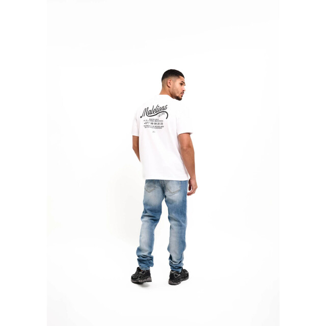 Malelions men casino t-shirt mm2-aw25-22 100 white 05011.100.0297 large