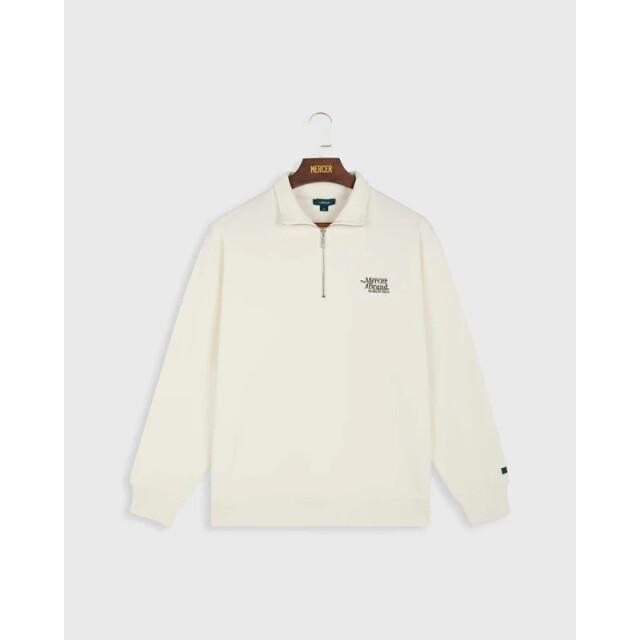 Mercer Amsterdam the mercer quarter zip contrast meap253010 102 off white 06721.820.0032 large