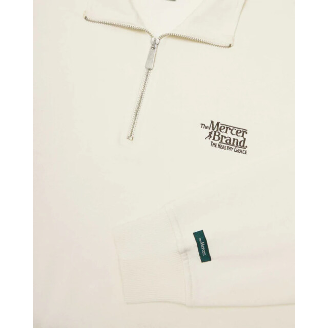 Mercer Amsterdam the mercer quarter zip contrast meap253010 102 off white 06721.820.0032 large