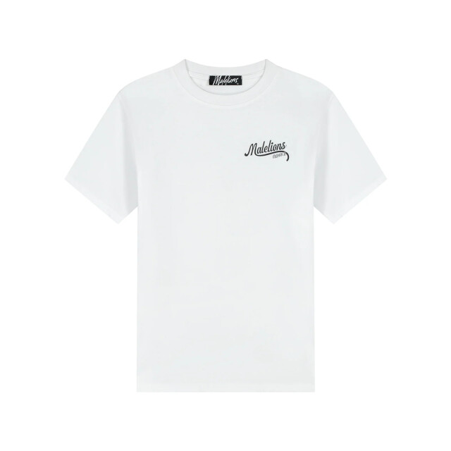 Malelions men casino t-shirt mm2-aw25-22 100 white 05011.100.0297 large