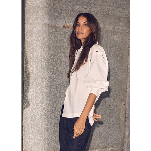 Haute L'Amitié Haute l’amitié button sleeve blouse 9692269347144 large