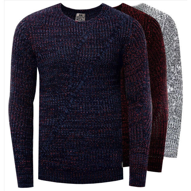 Rusty Neal trui heren rood casual stijlvol RN-13365-3-1-1 large