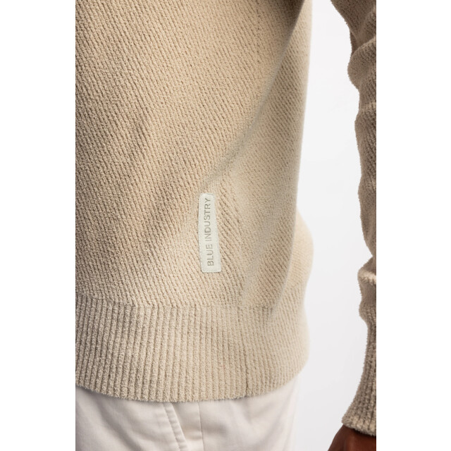 Blue Industry De chenille half-zip pullover | KBIW25-M16 large