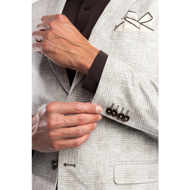 Blue Industry Het colbert met uniek ruitmotief | JBIW25-M5 large