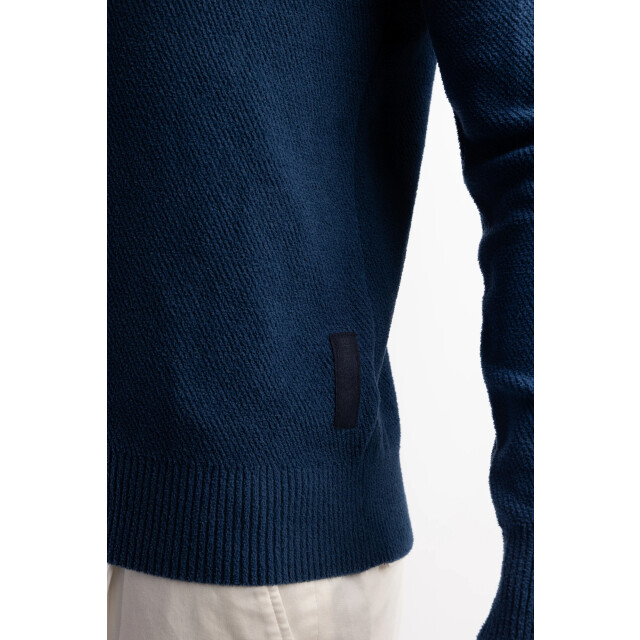 Blue Industry De chenille half-zip pullover | KBIW25-M16 large