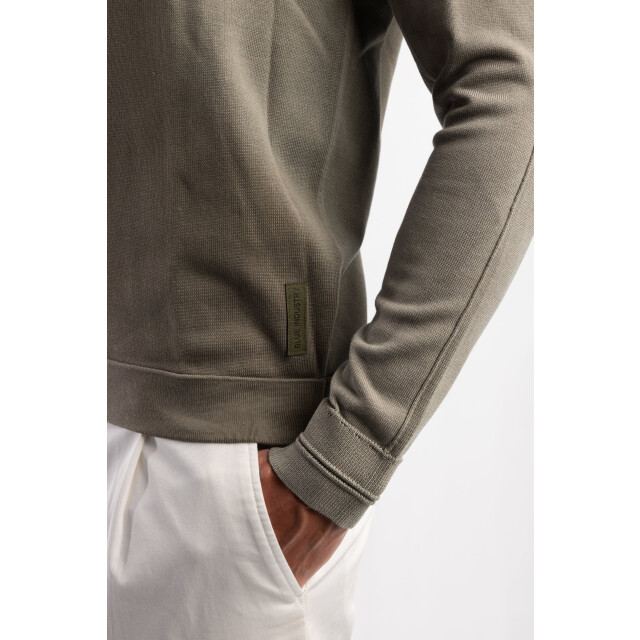 Blue Industry De half-zip pullover met ribkraag | KBIW25-M6 large