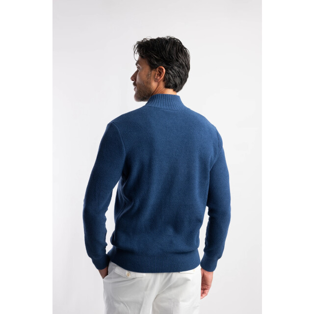 Blue Industry De chenille half-zip pullover | KBIW25-M16 large