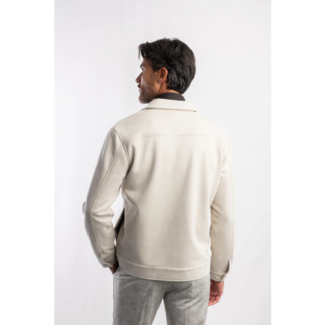 Blue Industry Het suède look overshirt | MILANOW25-M42 large