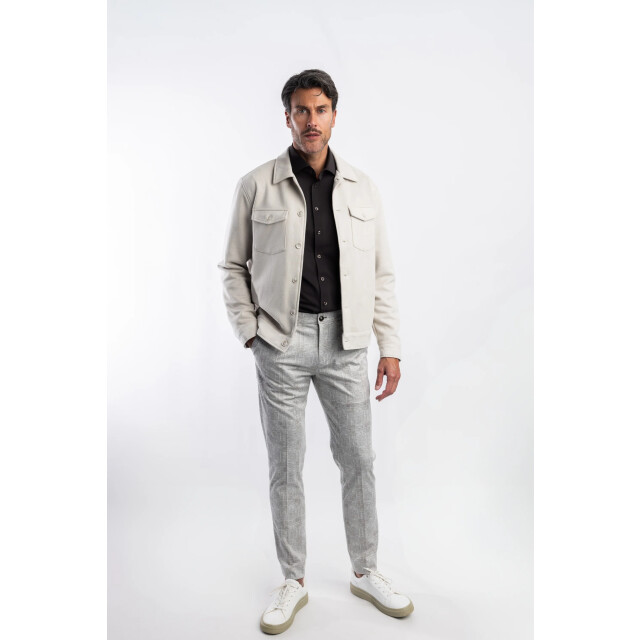 Blue Industry Het suède look overshirt | MILANOW25-M42 large