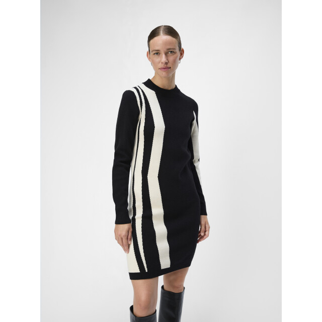Object Objray l/s knit dress aop noos 23040957 large