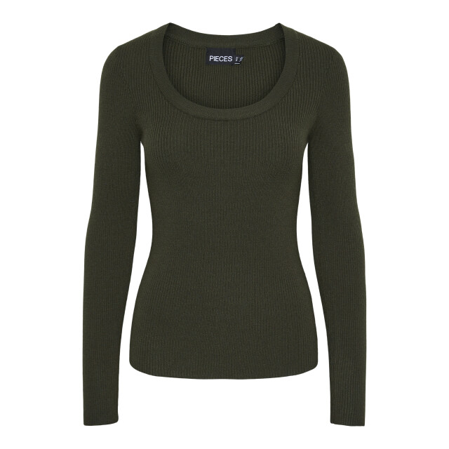 Pieces Pcmira ls u-neck knit noos bc 17150974 large