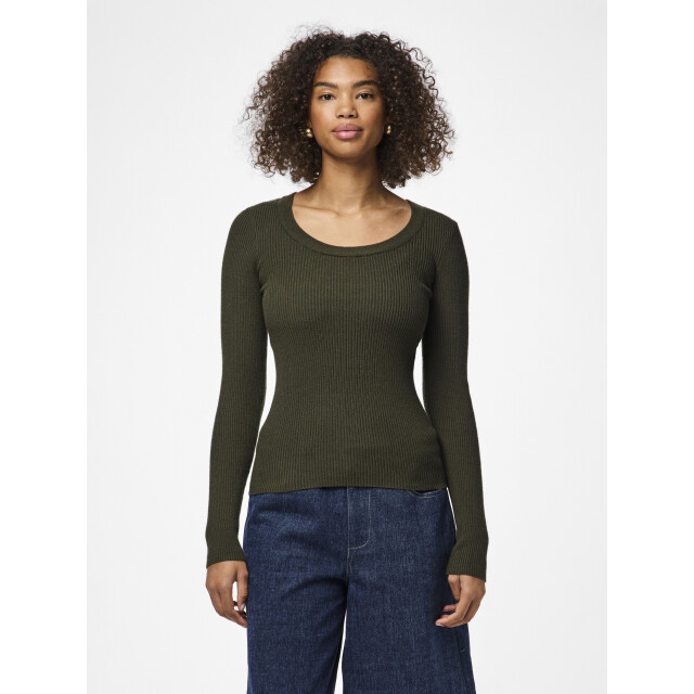 Pieces Pcmira ls u-neck knit noos bc 17150974 large