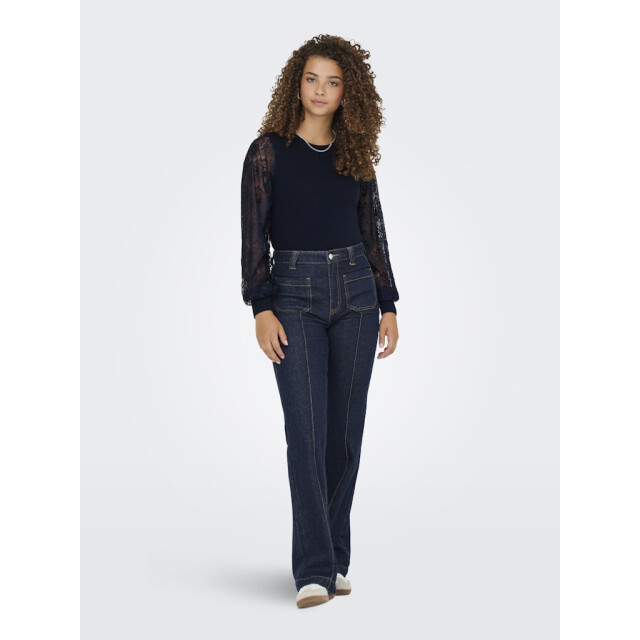 Only Onlperry life ls mix o-neck knt navy 4219.37.0026 large