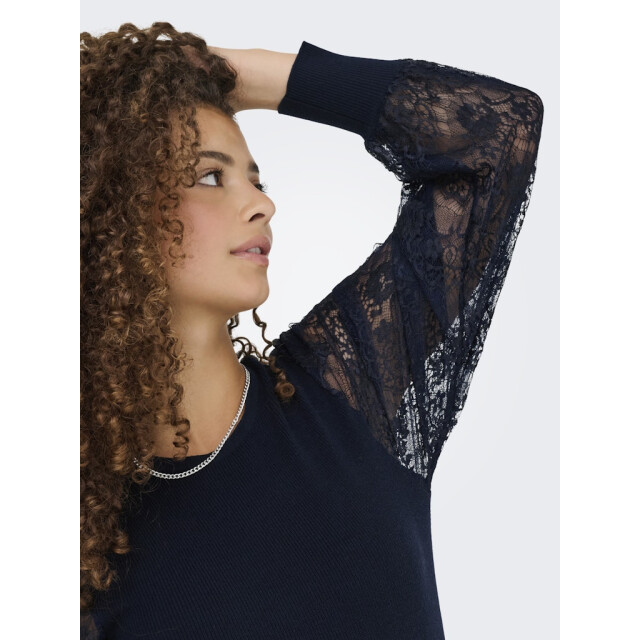 Only Onlperry life ls mix o-neck knt navy 4219.37.0026 large