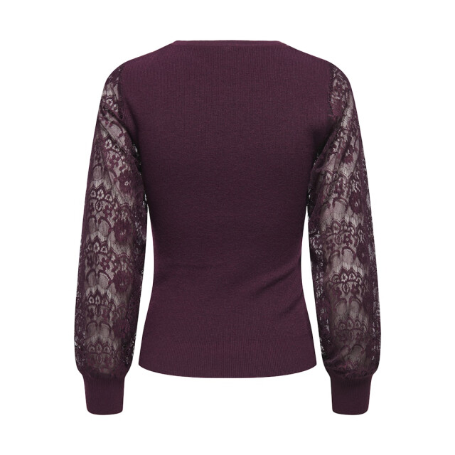Only Onlperry life ls mix o-neck knt bordeaux 4219.47.0029 large