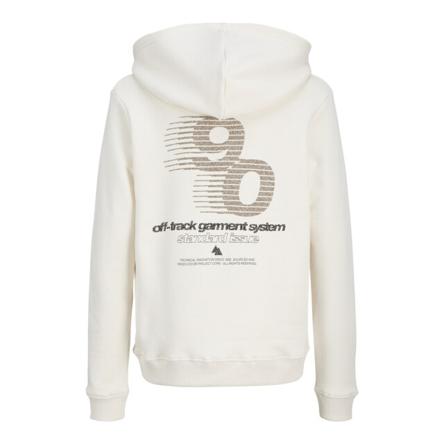 Jack & Jones Jcogrid sweat hood jnr ecru 3209.03.0001 large