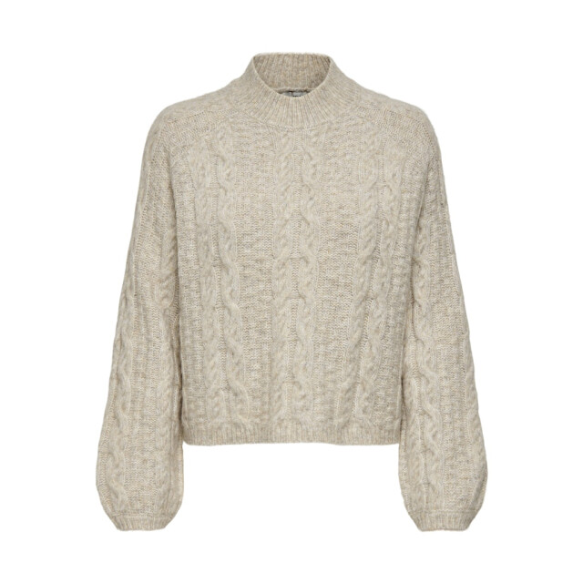 Jacqueline de Yong Jdysilja ls hn cable pullover knt beige 4219.05.0005 large