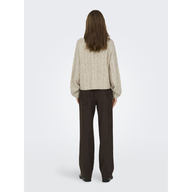 Jacqueline de Yong Jdysilja ls hn cable pullover knt beige 4219.05.0005 large