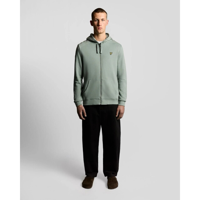 Lyle and Scott Zip thorou hoodie mint 5239.21.0004 large