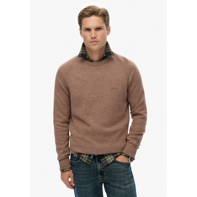 Superdry Trui van wolmix taupe 5219.77.0009 large