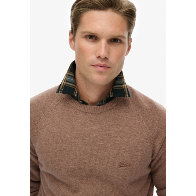 Superdry Trui van wolmix taupe 5219.77.0009 large