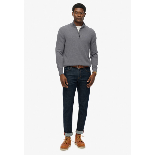 Superdry Trui met wolmix zip licht 5219.83.0013 large