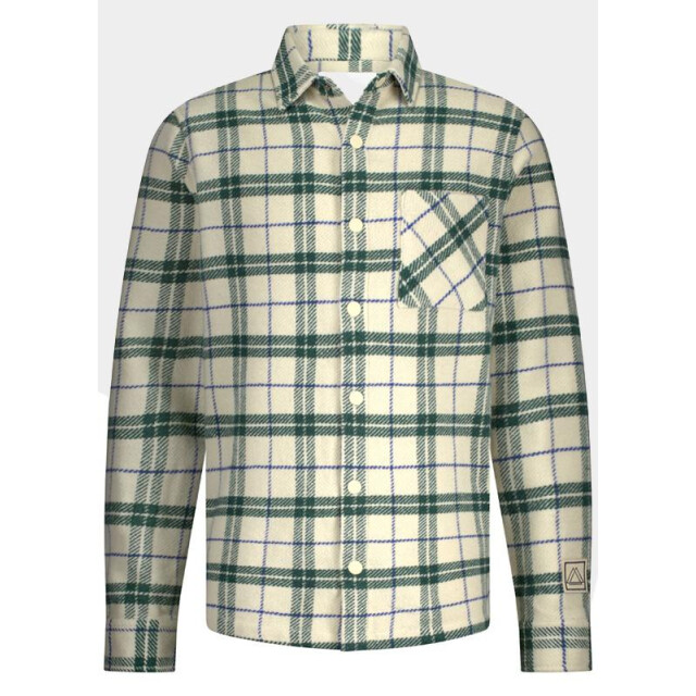 Bos Bright Blue Supply & co. overshirt aaron shirtjacket 25314aa21/150 off-white 196254 large