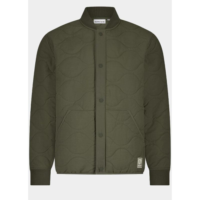 Bos Bright Blue Supply & co. winterjack pearson quilted outdoor jacke 25301pe32/368 army 196235 large
