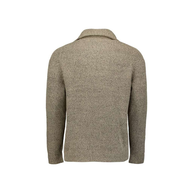 No Excess Pullover wing collar half zip soft sand 29210923-015 large