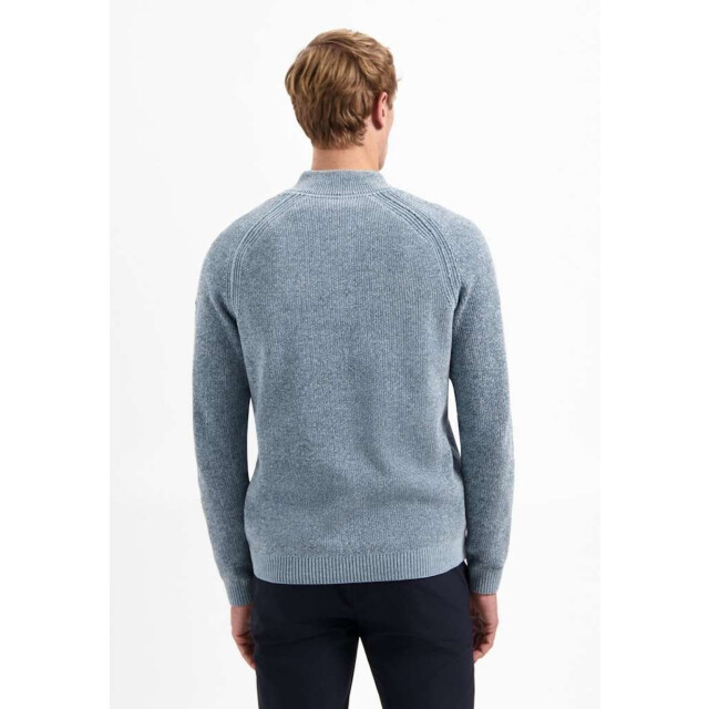 No Excess Pullover half zip 2 colored chenill dusty blue 29210967SN-138 large