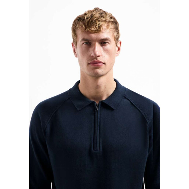 No Excess Pullover polo half zip solid night 29230962SN-078 large