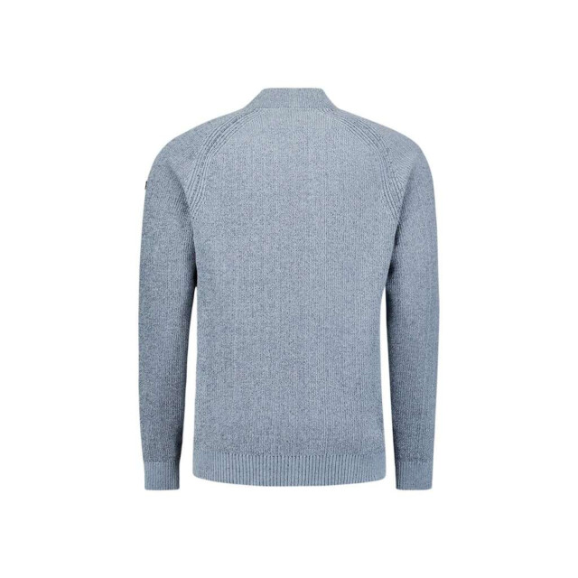 No Excess Pullover half zip 2 colored chenill dusty blue 29210967SN-138 large