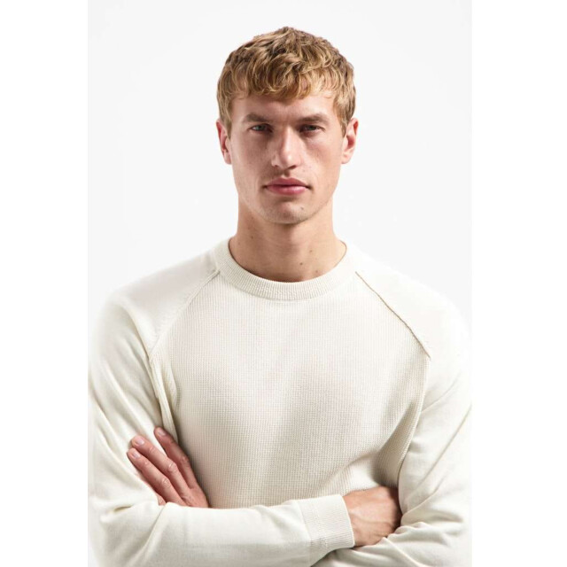 No Excess Pullover crewneck solid waffle knit kit 29230964SN-013 large