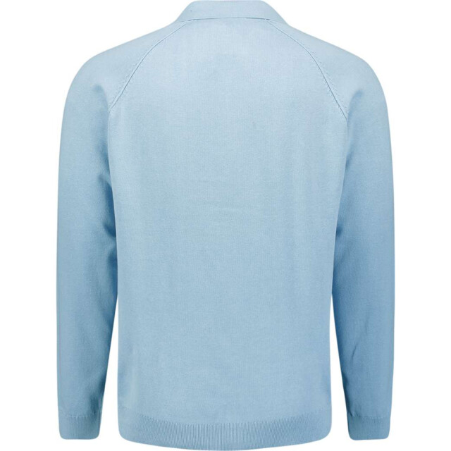 No Excess Pullover polo half zip solid dusty blue 29230962SN-138 large