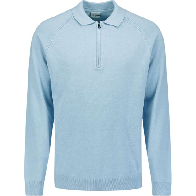 No Excess Pullover polo half zip solid dusty blue 29230962SN-138 large