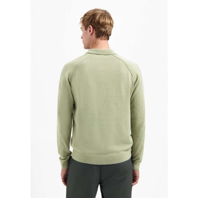 No Excess Pullover polo half zip solid light moss 29230962SN-197 large