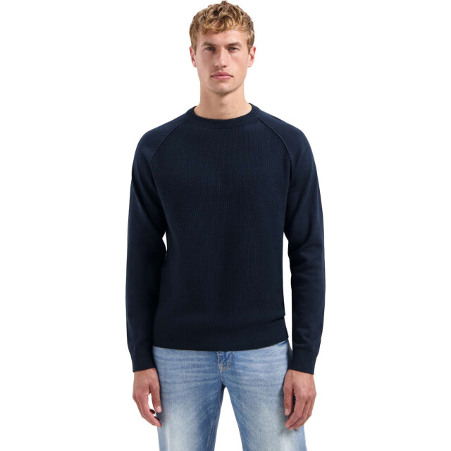 No Excess Pullover crewneck solid waffle knit night 29230964SN-078 large