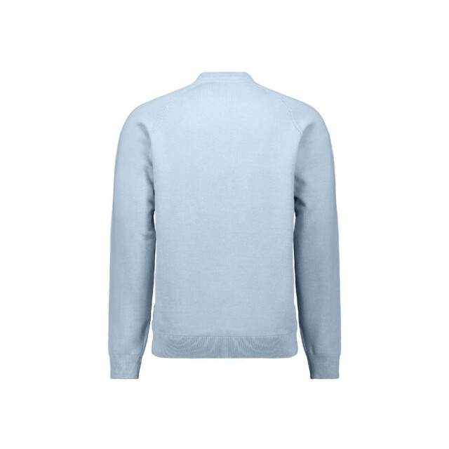 No Excess Pullover crewneck solid waffle knit dusty blue 29230964SN-138 large