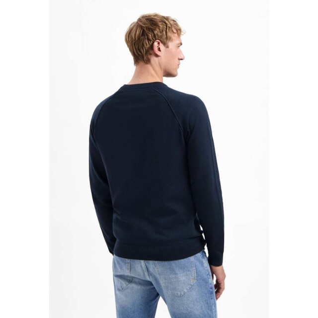 No Excess Pullover crewneck solid waffle knit night 29230964SN-078 large